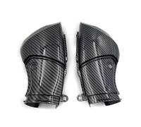 Alerones Motocicleta para YZF R1 YZFR1 para YZF-R1 2009-2014 Carenado Lateral Delantero Motocicleta Fibra Carbono Pintura Entrada Aire Refrigerador(Carbon Fiber-B 09-14)