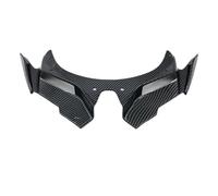 Alerones para Moto Moto Carenados Laterales para ZX25R ZX4R 2022-2024. | Juego de protectores de carenado delantero, cubiertas de alerones aerodinámicos ABS(Carbon fiber look)