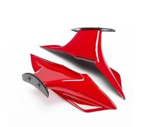Alerones para Moto para CBR650R para CBR 650 R 2019 2021 Piezas De Carenado Kit ala Aerodinámica Winglet Fijo Cubierta Alerones Delanteros Motocicleta(Rojo)