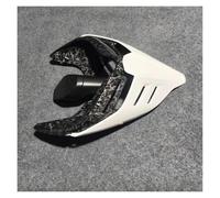 Alerones para Moto para Ducati para Panigale V4 V4S V4R V2 Streetfighter V4 V4s Cubierta Asiento Trasero Carenado Y Colín Accesorios Un Solo Poste Motocicleta Carenado Aletas(Forge White)