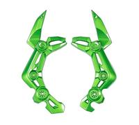 Alerones para Moto para Kawasaki para Z900 Z 900 2017 2018 2019 Carenado Frontal Chasis Carrocería Motor Cabina Cubierta Panel Lateral Motocicleta Carenado Aletas(Dark Green-1 Set)