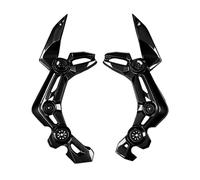 Alerones para Moto para Kawasaki para Z900 Z 900 2017 2018 2019 Carenado Frontal Chasis Carrocería Motor Cabina Cubierta Panel Lateral Motocicleta Carenado Aletas(Glossy Black-1 Set)