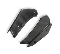 Alerones Para Moto Para Ninja400 2018-2024 Kit Alerones Laterales Aerodinámicos Motocicleta Alerones Fijos Alerón Inferior Alerón Carga Aerodinámica Alerones de Motocicleta(Really Carbon Fiber-B)
