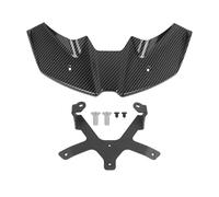 Alerones para Moto para Street Triple 765RS 765R 765 R RS 2023-2025 Alerón Delantero Aerodinámico Motocicleta(Carbon Fiber Pattern)