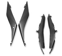 Alerones para Moto para YZF R25 R3 para YZF-R3 YZF-R25 2019-2023 Cubierta Asiento Trasero Pasajero Motocicleta Panel Lateral Carenado Central Motocicleta Carenado Aletas(F-Carbon Look-1 Set)