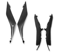 Alerones para Moto para YZF R25 R3 para YZF-R3 YZF-R25 2019-2023 Cubierta Asiento Trasero Pasajero Motocicleta Panel Lateral Carenado Central Motocicleta Carenado Aletas(F-Black-1 Set)