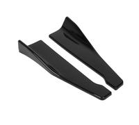 Alerones Traseros Coche Faldones Laterales Universales 48cm Protector para El Divisor De Spoilers Coche para Benz(Negro Brillante)