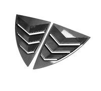 Alerones Traseros para Coche Alerones Traseros para Tesla Model Y 2019, 2020, 2021, 2022, Rejilla Triangular Trasera Parasol Alerón Lateral, Cubierta Divisora(Carbon Fiber)