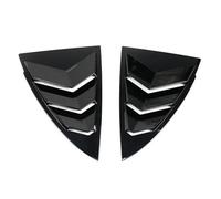 Alerones Traseros para Coche Alerones Traseros para Tesla Model Y 2019, 2020, 2021, 2022, Rejilla Triangular Trasera Parasol Alerón Lateral, Cubierta Divisora(Glossy Black)