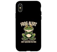 Alerta de Rana no Cuestiones a la Rana Carcasa para iPhone X/XS