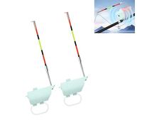 Alertas de picaduras de flotador de pesca nocturna de sensibilidad Alarma de anzuelo luminosa LED con luz LED y sonido para caña de pescar Alarma de sonido Alerta de caña nocturna de sensibilidad