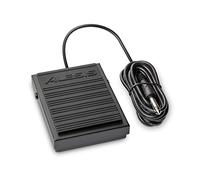 Alesis ASP-1 MKII - Pedal de sostenido universal y conmutador de pedal de efecto momentáneo con cable de 1,5 m y base antideslizante