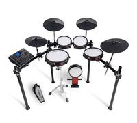 Alesis Crimson III - Set de Batería Eléctrica, Bluetooth, MIDI, Parches de Malla Doble Zona, Ride Triple Zona, Platillos con Choke, Lecciones de Drumeo y BFD, Admite Doble Bombo