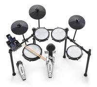 Alesis Nitro Max Kit Batería Electrónica con Parches Silenciosos de Malla, Caja de Doble Zona de 10", Bluetooth, 440+ Sonidos Auténticos, Lecciones Drumeo, USB MIDI, Pedal de Bombo
