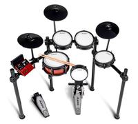 Alesis Nitro Pro Batería Electrónica | Tarola de 10" y Toms de 8" de Doble Zona, Platillos de 10", 500+ Sonidos BFD, Bluetooth, MIDI USB, Compatible con Doble Pedal