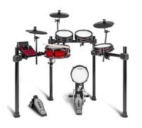 Alesis Nitro Pro - Set de batería electrónica con parches de malla doble zona, 500+ sonidos BFD, Bluetooth, Drumeo, MIDI USB, compatible con doble pedal
