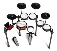 Alesis Nitro Pro XL Batería Electrónica | Tarola de 10" y Toms de 8" de Dobla Zona, Platillos de 10", 500+ Sonidos BFD, Bluetooth, MIDI USB, Compatible con Doble Pedal