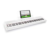 Alesis Recital Piano Digital de 88 Teclas Semicontrapesadas, Blanco
