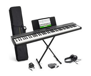 Alesis Recital Play Teclado de Piano Eléctrico de 88 Teclas con Accesorios