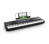 Alesis Recital Pro Piano Digital de 88 Teclas | Teclas Contrapesadas con Acción de Martillo, Altavoces de 20W, 12 Voces, Modos Split/Layer, Lecciones Incluidas