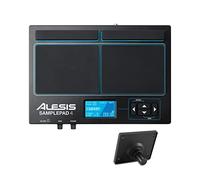 Alesis Sample Pad 4 - Instrumento multi-pad y controlador MIDI para percusiones y para disparar samples con ranura para tarjeta SD/SDHC + Module Mount - Placa de montaje universal para multi-pads
