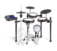 Alesis Strata Club Set de Batería Eléctrica con 144000 Samples Multicanal, Display Táctil, Platillos Triple Zona, Pads de Malla Doble Zona y Bombo 8"