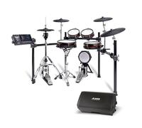 Alesis Strata Core y Strike Amp 8 MK2 - Kit de Batería Electrónica con Platillos de Triple Zona, Hi-Hat Magnético Activo, Altavoz Amplificador de 2000W con Woofer 8" y Bluetooth