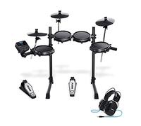 Alesis Turbo Mesh Kit + DRP100 - Batería Electrónica Musical de 7 Piezas de Malla, 100+ Sonidos, 30 Pistas de Acompañamiento, Cables, Baquetas, Llave de Batería & Auriculares para batería electrónica