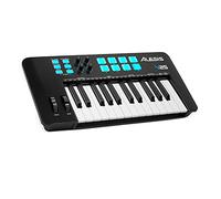 Alesis V25 MKII - Teclado Controlador MIDI USB, 25 teclas sensibles a la velocidad, 8 Pads con Full Level, Arpegiador, Rueda Pitch/Mod, Note Repeat y Suite de software