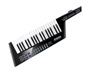 Alesis Vortex Wireless 2 Controlador Keytar MIDI USB Inalámbrico | 37 Teclas Sensibles a la Velocidad, 8 Pads de Batería RGB, Sensor de Inclinación y Rueda de Pitch