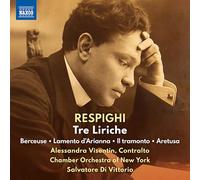 Alessandra Visentin / Orquesta de Cámara de Nueva York – Tre Liriche – CD – NAXOS