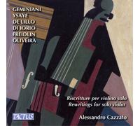 Alessandro Cazzato Riscritture Per Violino Solo (CD) Album (Importación USA)
