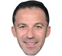 Alessandro Del Piero (Stubble) Big Head. Máscara más grande que la vida.