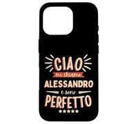 Alessandro Idea Regalo Personalizzata Nome Divertente Carcasa para iPhone 16 Pro