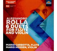 Alessandro Roll Alessandro Rolla: 6 Duets for Flute and V (CD) (Importación USA)