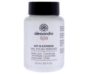 Alessandro Spa Dip In Express - Quitaesmalte de uñas, inodoro y sin acetona, 50 ml, paquete de 1 unidad