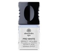 alessandro spa - Esmalte de uñas Spa Pro White Nail Effect Polish para un aclarado óptico de la superficie de las uñas frente a la decoloración, 10 ml