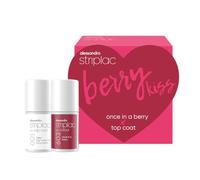 alessandro Striplac Berry Kiss - Juego de esmalte de uñas UV, color y capa superior