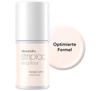 alessandro Striplac Esmalte de uñas UV Beige Sand Shimmer - Opaco y resistente a los arañazos hasta 15 días - Fácil aplicación - Tecnología de extracción suave - Vegano - 6,5 ml