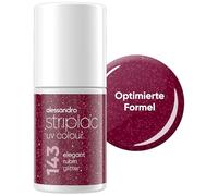 alessandro Striplac - Esmalte de uñas UV elegante Rubin Shimmer - Opaco y resistente a los arañazos hasta 15 días - Fácil aplicación - Tecnología de extracción suave - Vegano - Rojo, 6,5 ml