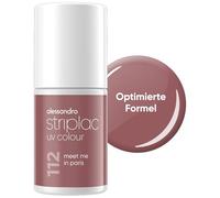 alessandro Striplac - Esmalte de uñas UV Meet Me in Paris - Opaco y resistente a los arañazos hasta 15 días - Fácil aplicación - Tecnología de extracción suave - Vegano - Lila Taupe, 6,5 ml