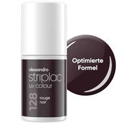 alessandro Striplac - Esmalte de uñas UV Rouge Noir - Opaco y resistente a los arañazos hasta 15 días - Fácil aplicación - Tecnología de extracción suave - Vegano - Rojo, 6,5 ml