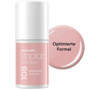 alessandro Striplac - Esmalte de uñas UV Sinful Glow Shimmer - Opaco y resistente a los arañazos hasta 15 días - Fácil aplicación - Tecnología de extracción suave - Vegano - Taupe, 6,5 ml