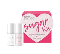 alessandro Striplac - Juego de esmalte de uñas UV para uñas de color y top coat, Sugar Kiss