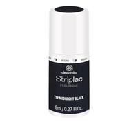 alessandro Striplac Peel or Soak - Esmalte de uñas LED en negro profundo - para uñas perfectas en 15 minutos, 8 ml