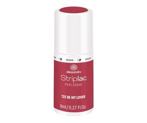 alessandro Striplac Peel or Soak - VEGAN- BE MY LOVER - Esmalte de uñas LED en color rojo sutil, para uñas perfectas en 15 minutos, 8 ml