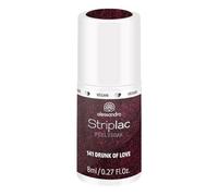 alessandro Striplac Peel or Soak - Vegano - Impresión de amor - Esmalte de uñas LED en color rojo metálico - Para uñas perfectas en 15 minutos, 8 ml