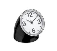 Alessi 01 B - Reloj analógico, plástico ABS, negro