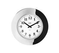Alessi 11 Momento - Reloj de pared (acero inoxidable 18/10 brillante, movimiento de cuarzo)