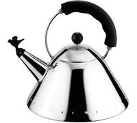 Alessi 9093 Hervidor de Agua Acero Inoxidable 18/10 con Silbato en Forma de Pájaro - Diseño de Michael Graves